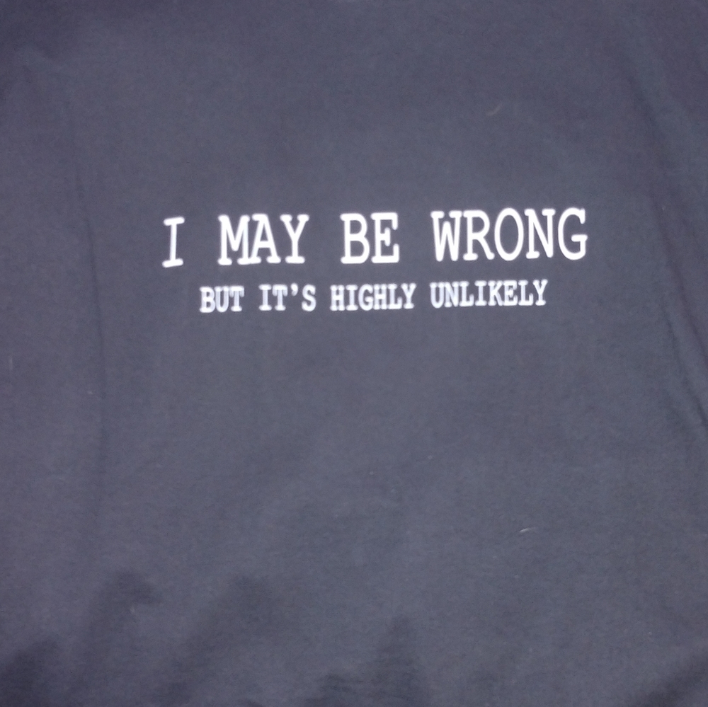 Might Be Wrong Shirt